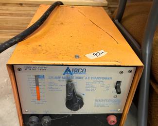 #193	Airco Arc Welder w/accessories	 $90.00 
