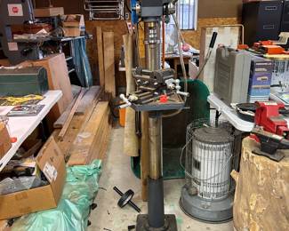 #185	Craftsman 13 inch 5 speed 1/3HP Drill Press on Stand w/vice	 $380.00 
