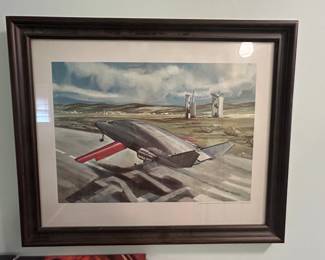 #47	print of multi-purpose reusable cruise spacecraft, artist concept convair division of General Dynamics	 $75.00 
