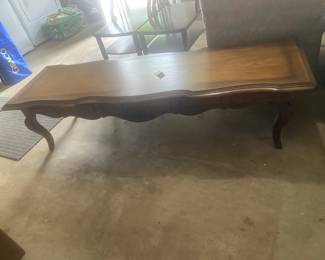 #154 Braggs Heavy Pecan Coffee Table - 69x22x16	 $75.00 			
