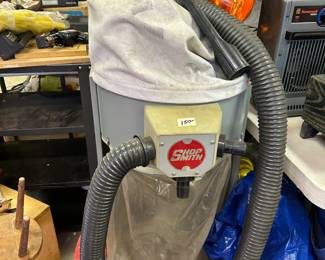 #178	Shop Smith Dust Collector	 $150.00 
