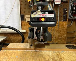 #183	Craftsman Radial Arm Saw 2.75HP	 $375.00 
