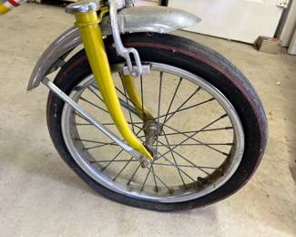 #233	Swinger w/Banana, Sissy Bar, Chopper Handles - Handshift and Brake w/redlinetires (as is) Bicycle	 $500.00 
