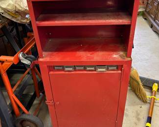 #176	Red Rolling Tool Chest w/1 door & 6 Drawers & 1 shelf - 18x11x37  (as is rust)	 $30.00 
#177	Red Rolling Tool Chest w/1 door & 6 Drawers & 1 shelf - 18x11x37  	 $40.00 

