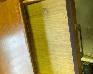 #235	1 Drawer Table 60x30x20 - Wood - (as is finish)	 $40.00 
