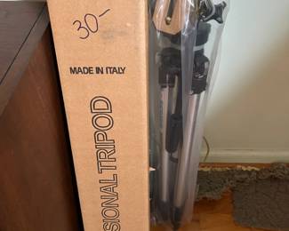 #130	Professional Tripod - made in Italy - in box	 $30.00 
