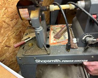 #182	Shop Smith Jig Saw 18 inch on Table w/wheels	 $250.00 
