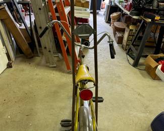 #233	Swinger w/Banana, Sissy Bar, Chopper Handles - Handshift and Brake w/redlinetires (as is) Bicycle	 $500.00 

