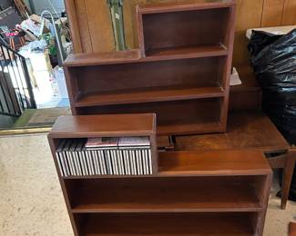 #69	pair of homemade organizer shelves for CDs, 29x6x24 each	 $40.00 
