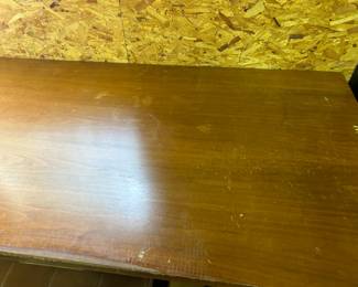 #235	1 Drawer Table 60x30x20 - Wood - (as is finish)	 $40.00 
