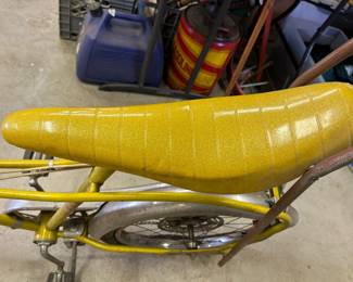 #233	Swinger w/Banana, Sissy Bar, Chopper Handles - Handshift and Brake w/redlinetires (as is) Bicycle	 $500.00 
