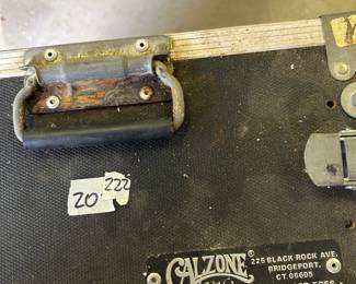 #222	Calzone Equipment Case  8x20x21	 $20.00 
