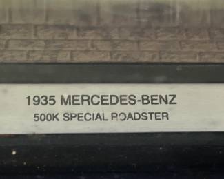 #125	1935 Mercedes Benz 500K Special Roadster (in plastic case)	 $30.00 
