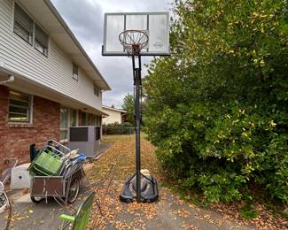 #175	World Class Basketball Goal Adjustable - You Move	 $200.00 
