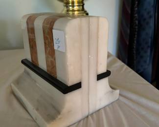 #134	Marble Bookends	 $25.00 
