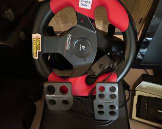 #113	Logitech wingman Wheel & Pedal 	 $20.00 
