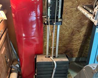 #238	Weight lifting Bench w/weights - You Move Yourself	 $20.00 
