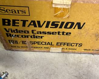 #236	Sears Beta Vision Beta Max Machine	 $35.00 
