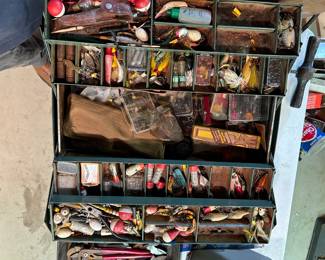 #239	Grip Loc Fishing Tackle Box w/contents	 $50.00 
