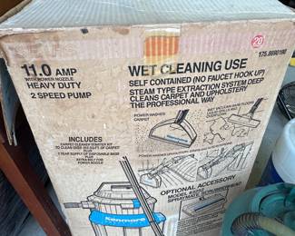 #209	Kenmore Heavy Duty Carpet Cleaner - 11amp 2 speed pump	 $40.00 

