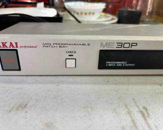 #249	Akai me30P  - Midi Programmable Patch Bay	 $40.00 
