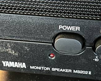 #112	Pair of Yamaha Monitor Speaker MS202II	 $75.00 
