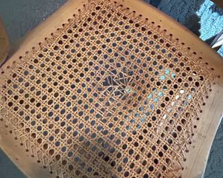 #44	cane back and seat rocker, as is-seat	 $35.00 
