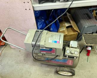 #203	Campbell Hausfeld 1HP Air Compressor 	 $100.00 
