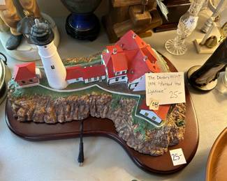 #108	The Danbury Mint 1994 "Portalnd Head Lighthouse" 	 $25.00 
