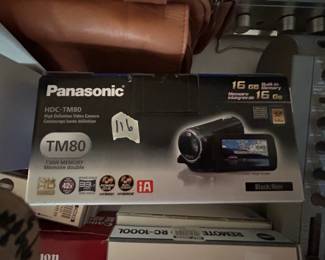 #116	Panasonic TM80 - Hi-Def Video Camera	 $25.00 

