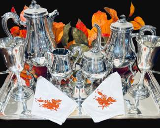 4b Christofle Tea Service 