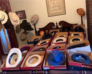 Tons of Hats!!! A lot have not even been worn.