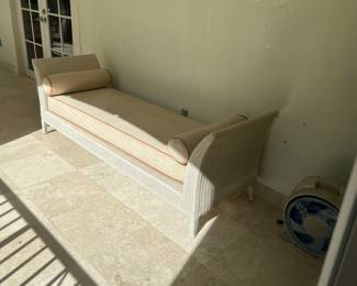 Pair of Wicker Benches