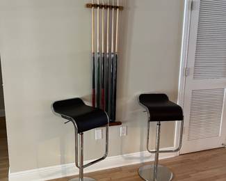 2 Bar Stools (no labels - Client says purchased at Baker)