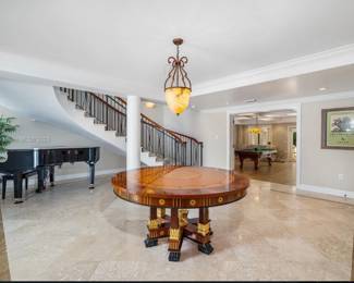 Fabulous Front Entry Table 62 1/4" diameter x 30 1/2" tall