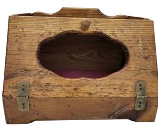 1980s Wooden Bread Box 