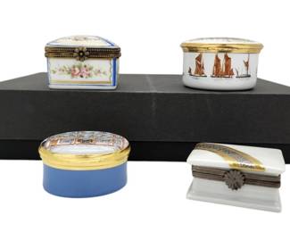 Collectible English Trinket Boxes 