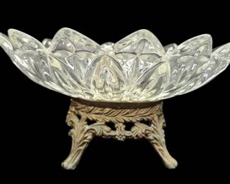 Vintage Compote Pedestal Bowl 