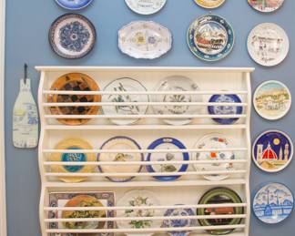 Plate rack: $68.00. Dishes priced from: $4.00 - $30.00. {PLATE RACK IS SOLD}