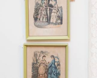 La Mode illustree lithograph: $30.00 ea.