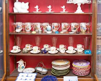 Fine china and glassware: $6.00 - $21.00