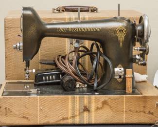 Vtg Westinghouse Sewing machine in box and more! $290.00. IT WORKS!