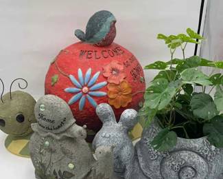 Coastal Welcome Lawn Art