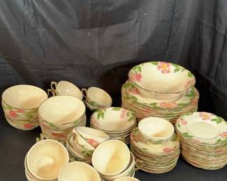 Franciscan Desert Rose pattern 1950s60s Arch and TV stamp