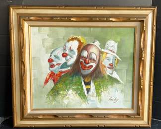 Clown Painting By Healey