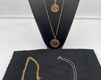 Coin Necklace Lot