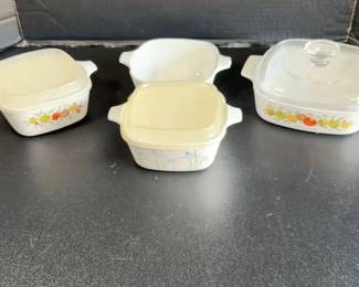 Misc. corning ware pieces, different patterns