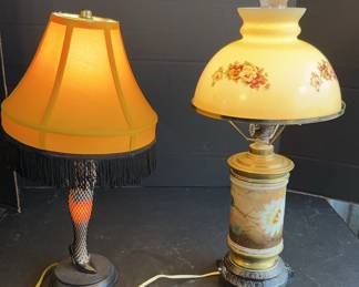 FRAGILE Vintage Lamps Pair