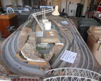 HO Scale Train Set Up