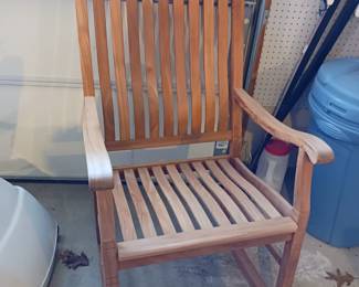 Large scale rocking chair